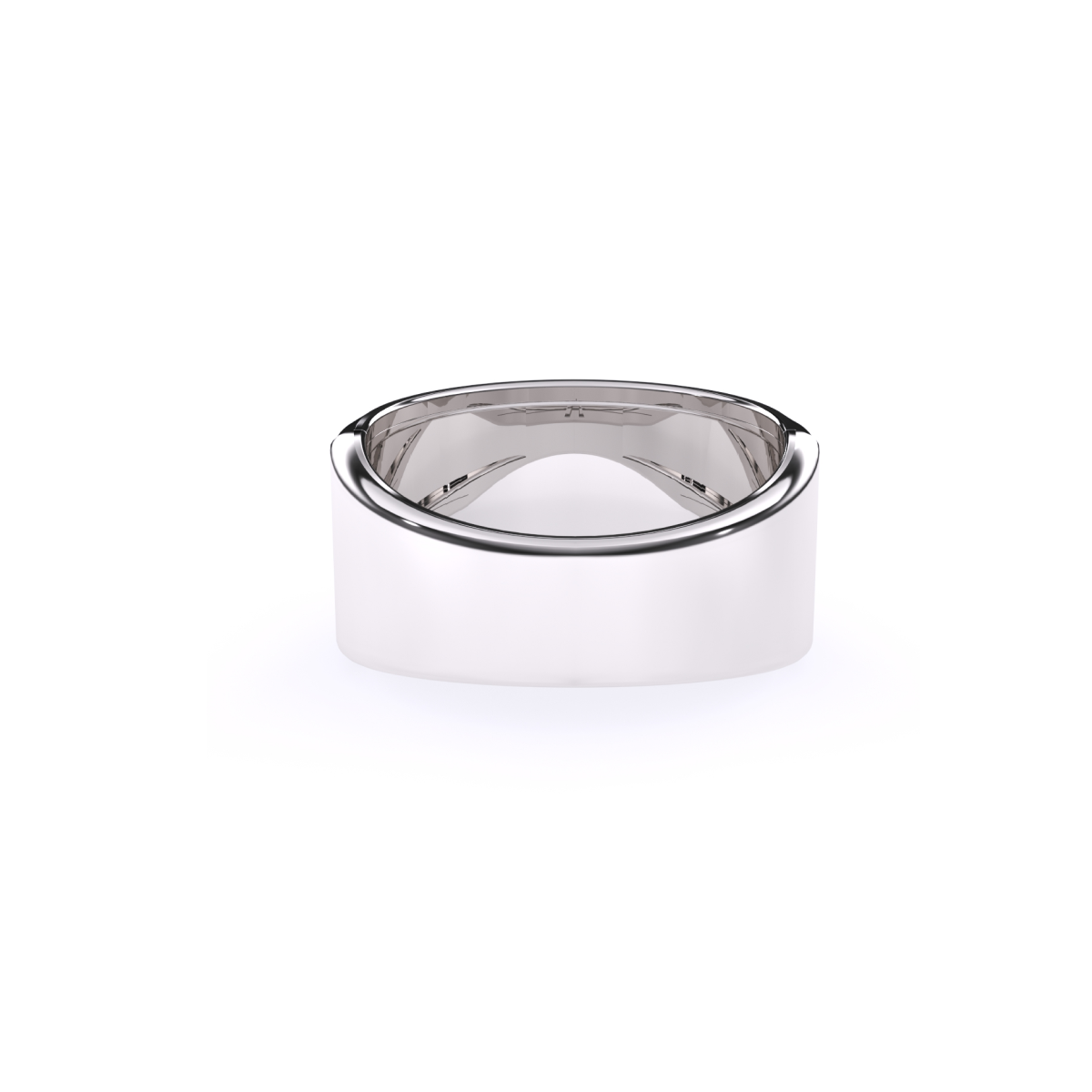 Round Half Eternity Diamond Men's Ring